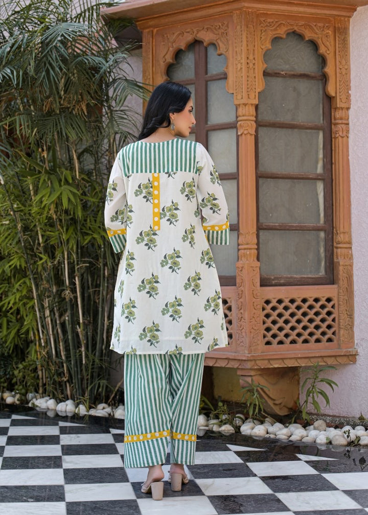 Pure Cotton Floral Printed Farshi Co-Ord Set